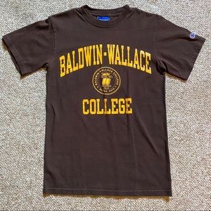 Champion Baldwin Wallace College t shirt smal